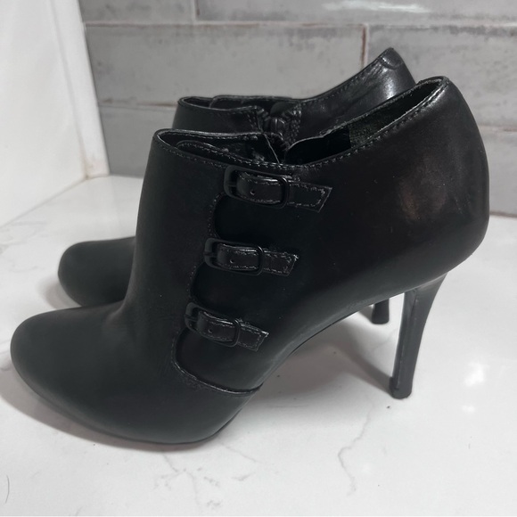 Cole Haan Maria Sharapova black buckle booties - Picture 2 of 12